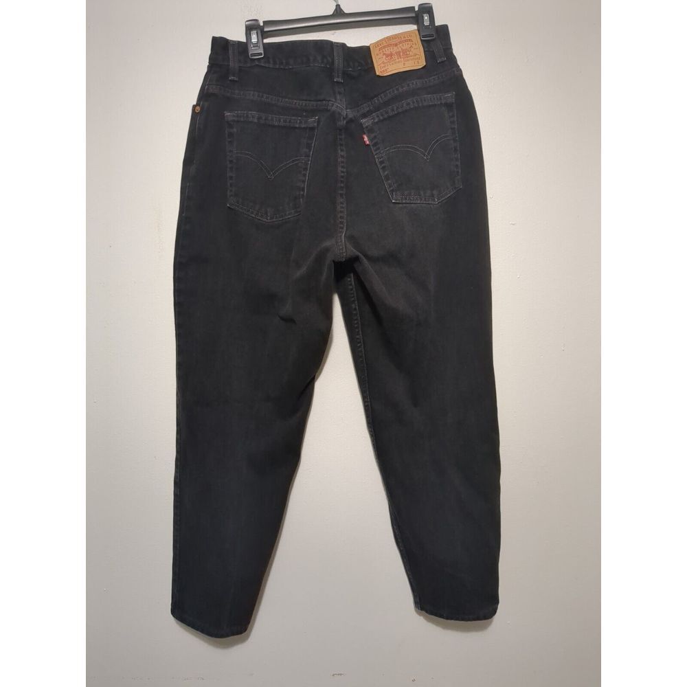 Levi's 550 Relaxed Fit Tapered Leg Womens Size 16 Reg S Black‎ Jeans - Picture 3 of 7